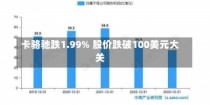 卡骆驰跌1.99% 股价跌破100美元大关