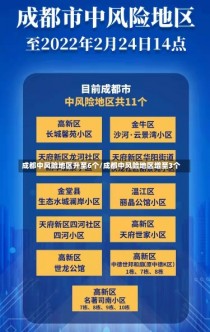 成都中风险地区升至6个/成都中风险地区增至3个